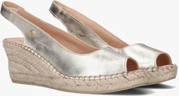 magasin france Fred De La Bretonière Fred De La Bretoniere 153010285 Espadrilles En Or 3