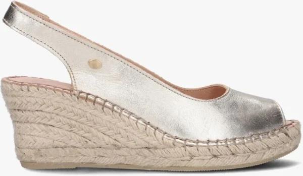 magasin france Fred De La Bretonière Fred De La Bretoniere 153010285 Espadrilles En Or 1