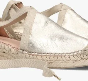 Fred De La Bretonière Fred De La Bretoniere 152010261 Espadrilles En Or boutiqued pas cher 10