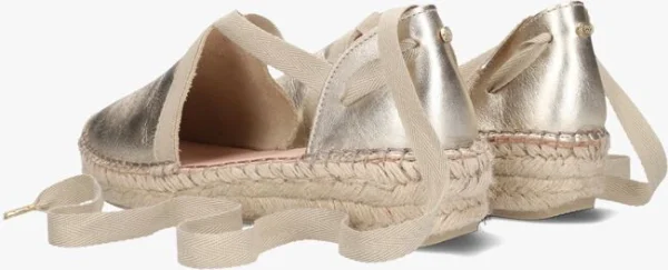 Fred De La Bretonière Fred De La Bretoniere 152010261 Espadrilles En Or boutiqued pas cher 4