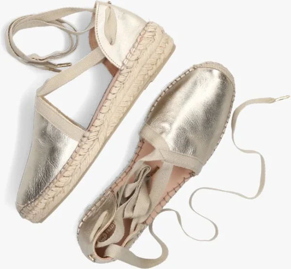 Fred De La Bretonière Fred De La Bretoniere 152010261 Espadrilles En Or boutiqued pas cher 6