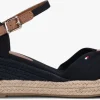 Tommy Hilfiger Basic Open Toe Mid Wedge Espadrilles En Bleu Meilleur Prix 22