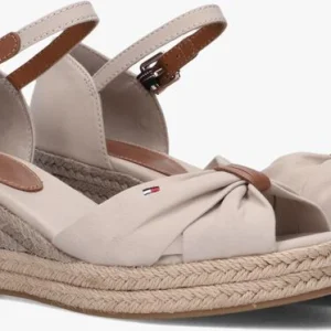 Tommy Hilfiger Basic Open Toe Mid Wedge Espadrilles En Beige ﻿soldes 9