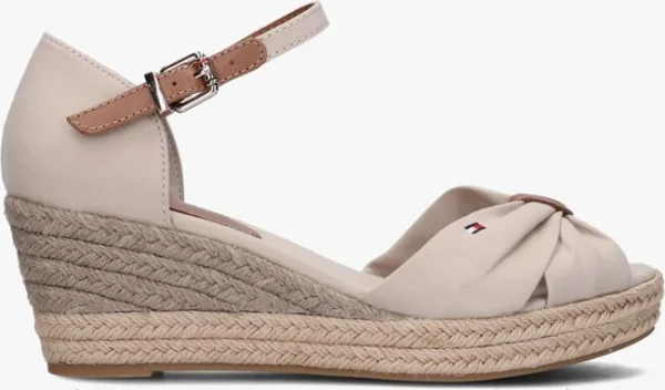 Tommy Hilfiger Basic Open Toe Mid Wedge Espadrilles En Beige ﻿soldes 1