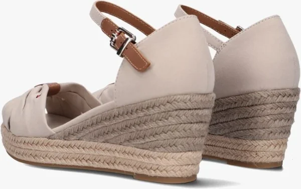 Tommy Hilfiger Basic Open Toe Mid Wedge Espadrilles En Beige ﻿soldes 4