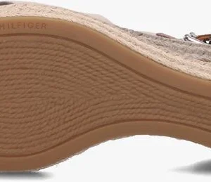 Tommy Hilfiger Basic Open Toe Mid Wedge Espadrilles En Beige ﻿soldes 13