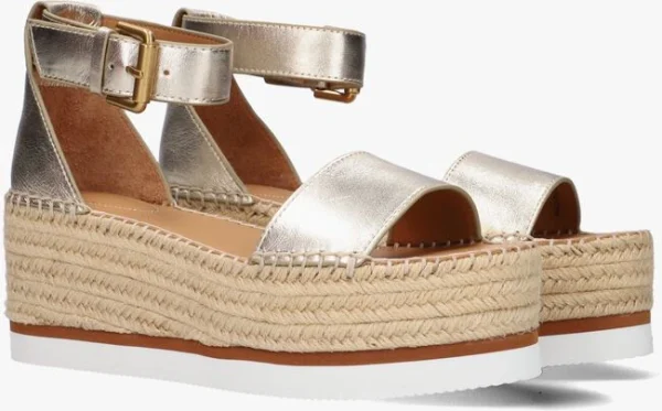 See By Chloé Glyn Espadrilles En Or magasin en ligne 3
