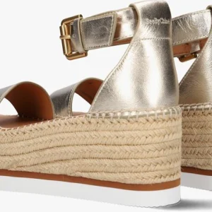 See By Chloé Glyn Espadrilles En Or magasin en ligne 12