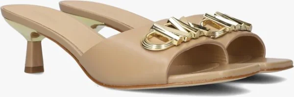 offre spéciale Michael Kors Amal Kitten Sandal En Camel 3