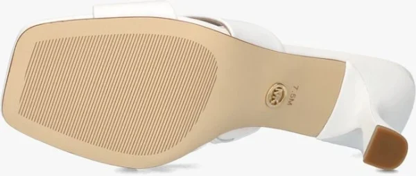 Michael Kors Clara Mule En Blanc garantis authentique 5