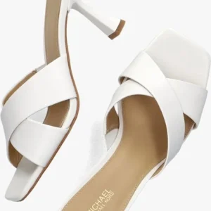 Michael Kors Clara Mule En Blanc garantis authentique 15