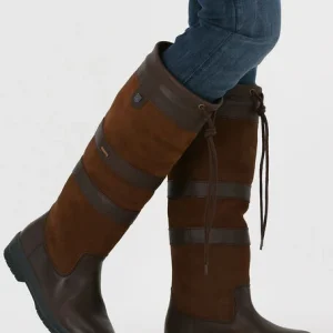 Dubarry Bottes Hautes Galway En Marron destockage 18