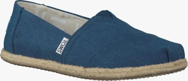 boutique en ligne france Toms Espadrilles Alpargata W En Bleu 3