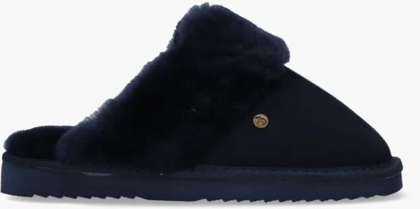 vente pas cher Warmbat Chaussons Flurry Women Suede En Bleu 1