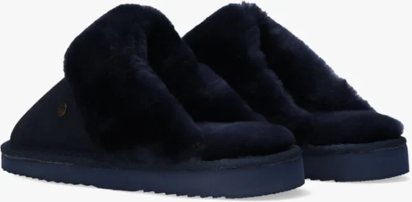 vente pas cher Warmbat Chaussons Flurry Women Suede En Bleu 4