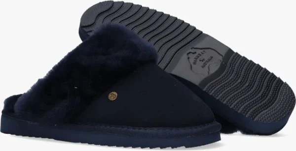 vente pas cher Warmbat Chaussons Flurry Women Suede En Bleu 5