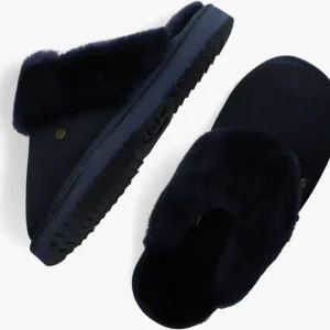 vente pas cher Warmbat Chaussons Flurry Women Suede En Bleu 15