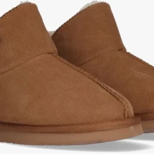 boutique en france Warmbat Chaussons Willow Women Suede En Cognac 9