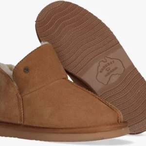 boutique en france Warmbat Chaussons Willow Women Suede En Cognac 13