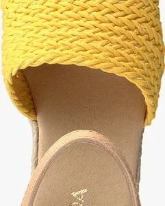 Distributeur Officiel Omoda Espadrilles Lacrame En Jaune 14