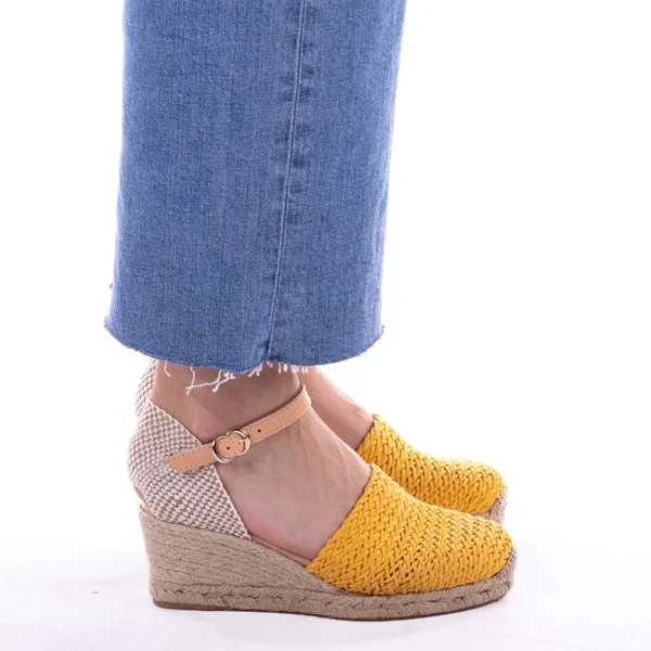 Distributeur Officiel Omoda Espadrilles Lacrame En Jaune 7